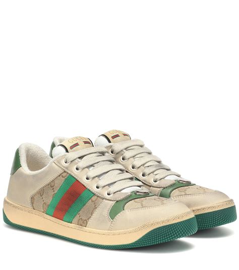 gucci screener sneaker women's|sneakers Gucci crisscrossed.